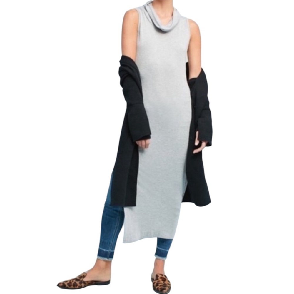 t.la Anthropologie modal cowl neck sleeveless maxi dress excellent condition